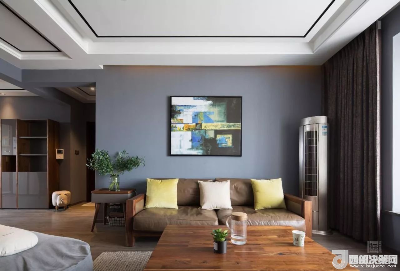 沙發(fā)背景墻選對(duì)裝飾畫(huà)，才能美了整個(gè)客廳空間！