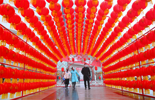 【網(wǎng)絡中國年·新春走基層】花燈璀璨賀新春 陜西各地年味濃_fororder_圖片6